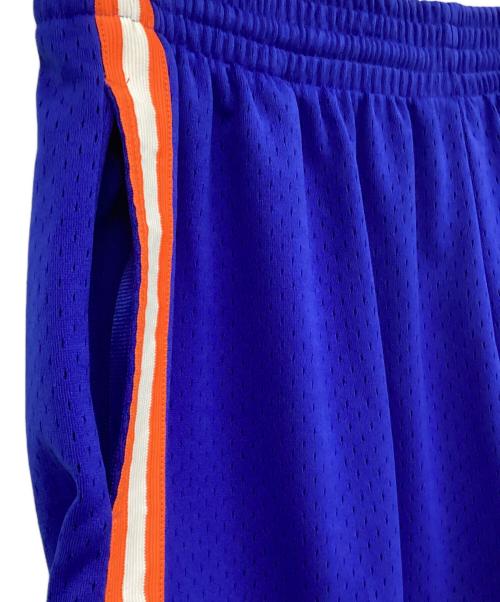 HARDWOOD CLASSICS（ハードウッドクラシック）HARDWOOD CLASSICS (ハードウッドクラシック) MITCHELL & NESS (ミッチェルアンドネス) ハーフパンツ ブルー×オレンジ サイズ:XLの古着・服飾アイテム
