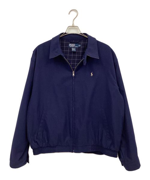 POLO RALPH LAUREN（ポロ・ラルフローレン）POLO RALPH LAUREN (ポロ・ラルフローレン) ジップアップジャケット ネイビー サイズ:XLの古着・服飾アイテム