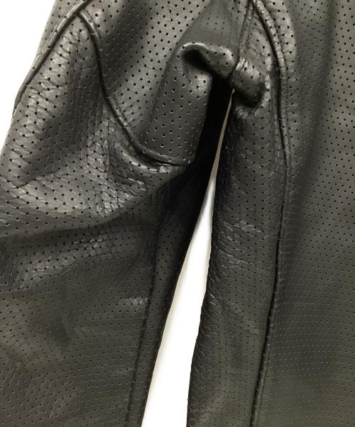 Schott（ショット）Schott (ショット) パンチングレザージャケット ブラック サイズ:Sの古着・服飾アイテム