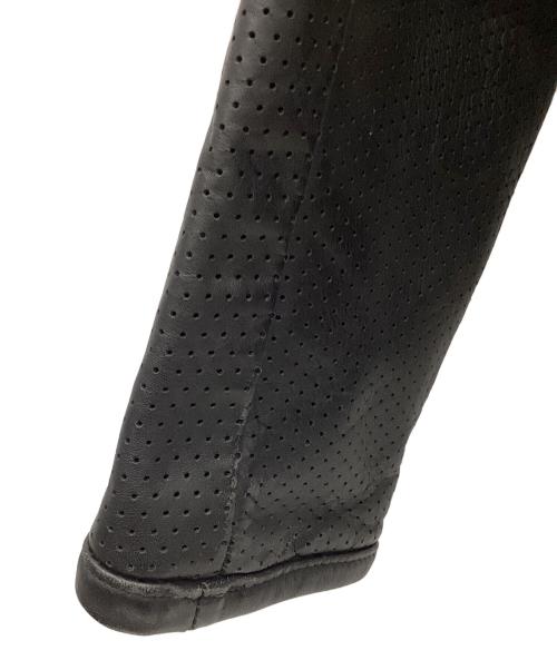 Schott（ショット）Schott (ショット) パンチングレザージャケット ブラック サイズ:Sの古着・服飾アイテム