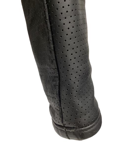 Schott（ショット）Schott (ショット) パンチングレザージャケット ブラック サイズ:Sの古着・服飾アイテム