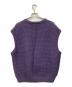 URU (ウル) ニットベスト パープル サイズ:FREE：10000円
