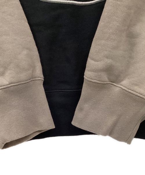 GALFY（ガルフィー）GALFY (ガルフィー) プルオーバーパーカー ブラック×グレー サイズ:Lの古着・服飾アイテム