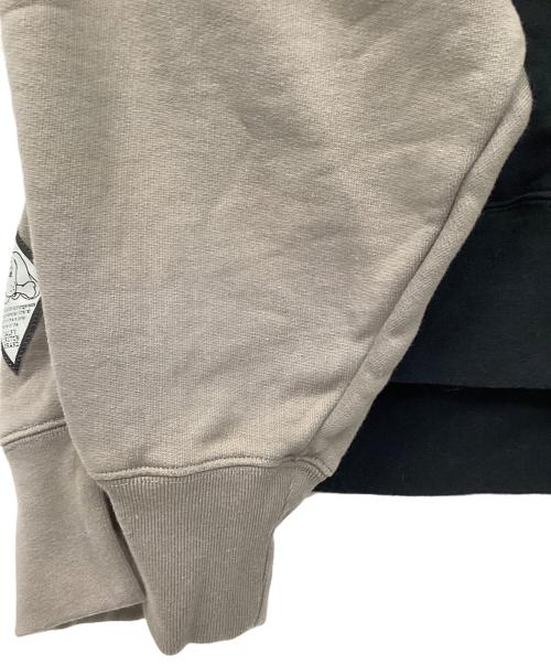 GALFY（ガルフィー）GALFY (ガルフィー) プルオーバーパーカー ブラック×グレー サイズ:Lの古着・服飾アイテム