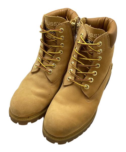 stussy（ステューシー）stussy (ステューシー) Timberland (ティンバーランド) 7ホールブーツ キャメル サイズ:27㎝の古着・服飾アイテム