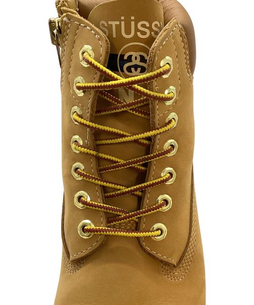 stussy（ステューシー）stussy (ステューシー) Timberland (ティンバーランド) 7ホールブーツ キャメル サイズ:27㎝の古着・服飾アイテム