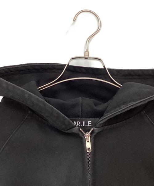 ARULE（アリュール）ARULE (アリュール) ジップパーカー ブラック×ホワイト サイズ:Mの古着・服飾アイテム