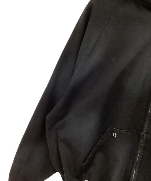 ARULE（アリュール）ARULE (アリュール) ジップパーカー ブラック×ホワイト サイズ:Mの古着・服飾アイテム