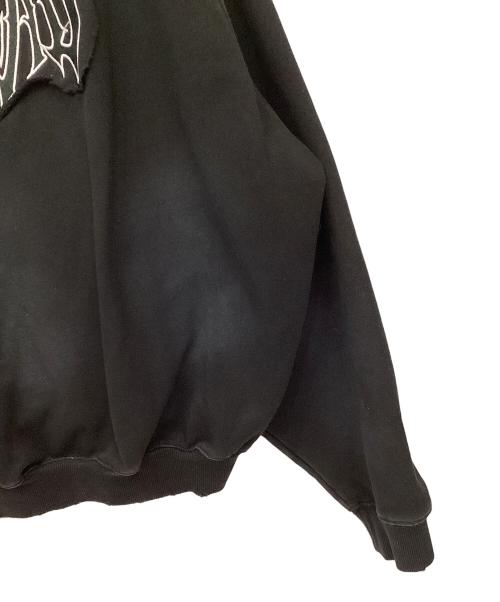 ARULE（アリュール）ARULE (アリュール) ジップパーカー ブラック×ホワイト サイズ:Mの古着・服飾アイテム