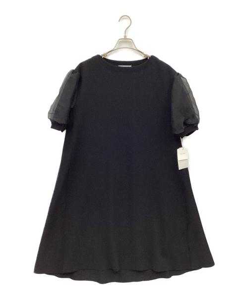 CELFORD（セルフォード）CELFORD (セルフォード) 半袖ワンピース ブラック サイズ:36の古着・服飾アイテム