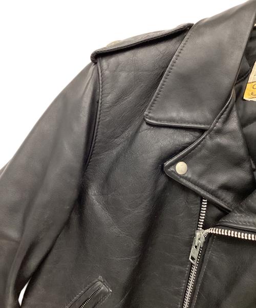 Schott（ショット）Schott (ショット) ワンスターダブルライダースジャケット ブラック サイズ:40の古着・服飾アイテム