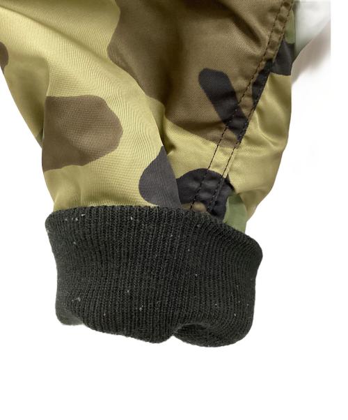 ALPHA（アルファ）ALPHA (アルファ) MA-1ジャケット カーキ×ベージュ サイズ:XLARGEの古着・服飾アイテム