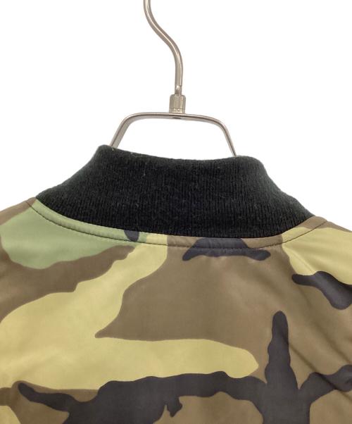 ALPHA（アルファ）ALPHA (アルファ) MA-1ジャケット カーキ×ベージュ サイズ:XLARGEの古着・服飾アイテム