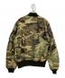 ALPHA (アルファ) MA-1ジャケット カーキ×ベージュ サイズ:XLARGE：9000円