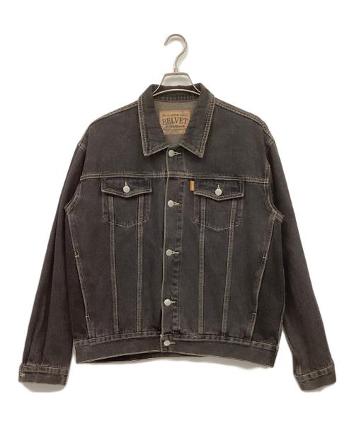BELVET（ベルベット）BELVET (ベルベット) デニムジャケット グレー サイズ:Lの古着・服飾アイテム