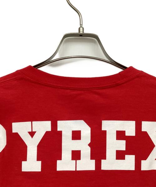 Champion（チャンピオン）Champion (チャンピオン) PYREX VISION (パイレックス ヴィジョン) プリントTシャツ レッド サイズ:Lの古着・服飾アイテム