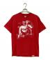 Champion（チャンピオン）の古着「プリントTシャツ」｜レッド