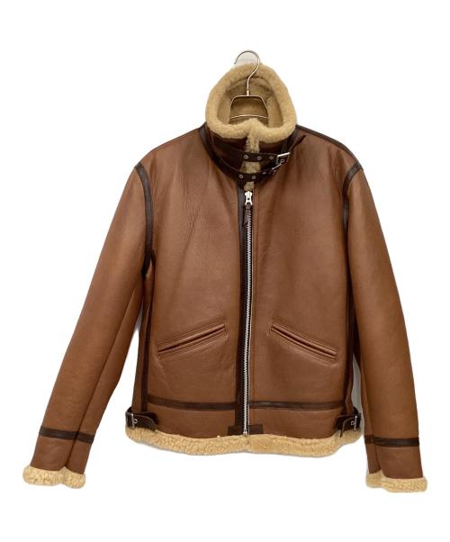 BOLINI（ボリーニ）BOLINI (ボリーニ) ムートンジャケット ブラウン サイズ:50の古着・服飾アイテム