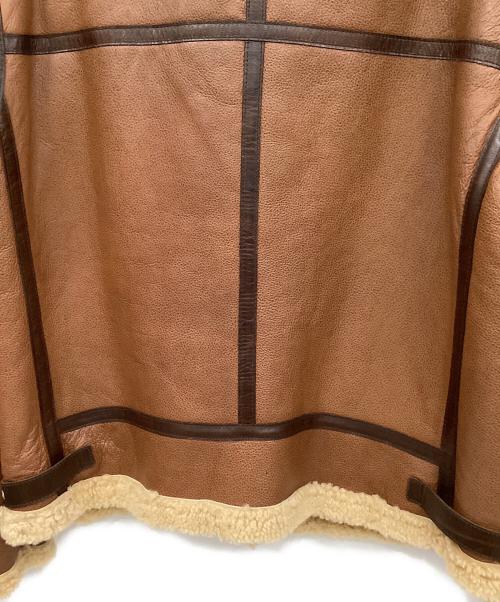 BOLINI（ボリーニ）BOLINI (ボリーニ) ムートンジャケット ブラウン サイズ:50の古着・服飾アイテム