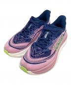 HOKAホカ）の古着「ランニングシューズ」｜ピンク×ネイビー