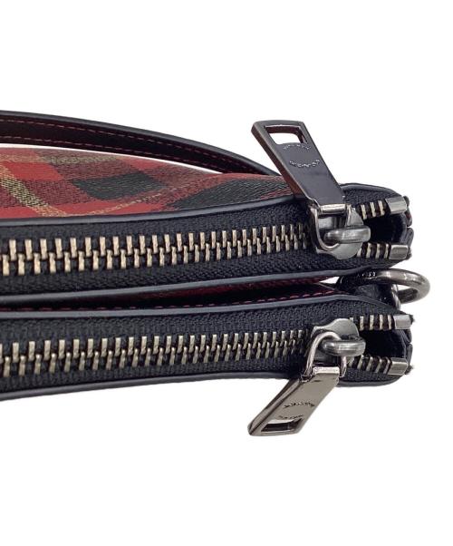 COACH（コーチ）COACH (コーチ) コーチ/F54863/ショルダーバッグ レッド×ブラックの古着・服飾アイテム