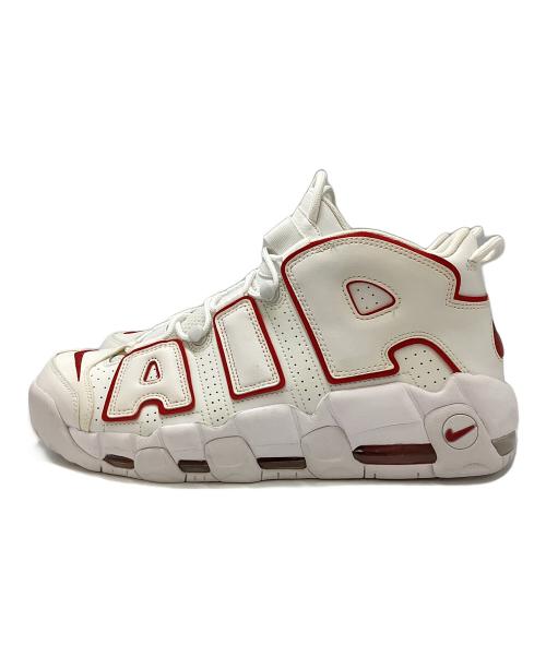 NIKE（ナイキ）NIKE (ナイキ) AIR MORE UP TEMPO レッド×ホワイト サイズ:29.5の古着・服飾アイテム