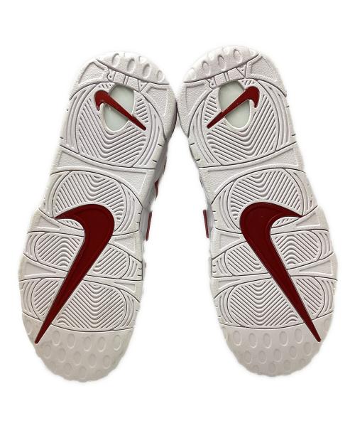NIKE（ナイキ）NIKE (ナイキ) AIR MORE UP TEMPO レッド×ホワイト サイズ:29.5の古着・服飾アイテム