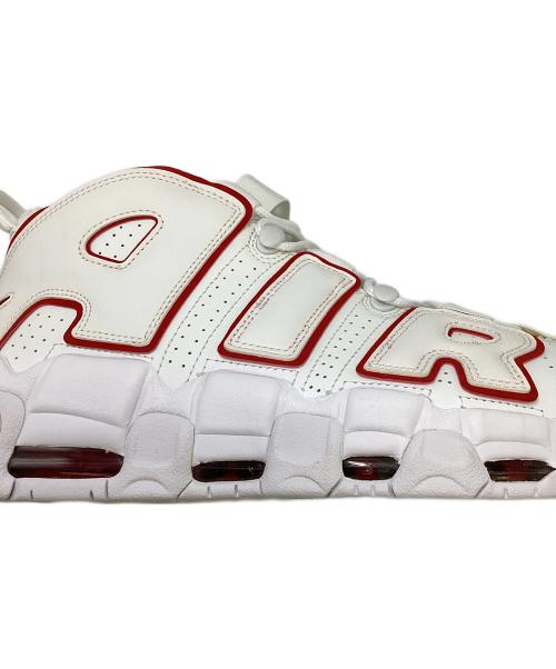 NIKE（ナイキ）NIKE (ナイキ) AIR MORE UP TEMPO レッド×ホワイト サイズ:29.5の古着・服飾アイテム