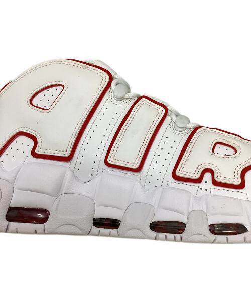 NIKE（ナイキ）NIKE (ナイキ) AIR MORE UP TEMPO レッド×ホワイト サイズ:29.5の古着・服飾アイテム