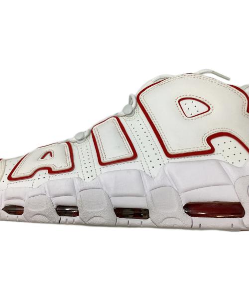 NIKE（ナイキ）NIKE (ナイキ) AIR MORE UP TEMPO レッド×ホワイト サイズ:29.5の古着・服飾アイテム