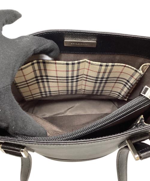 BURBERRY（バーバリー）BURBERRY (バーバリー) バーバリー/トートバッグ ブラック×グレーの古着・服飾アイテム