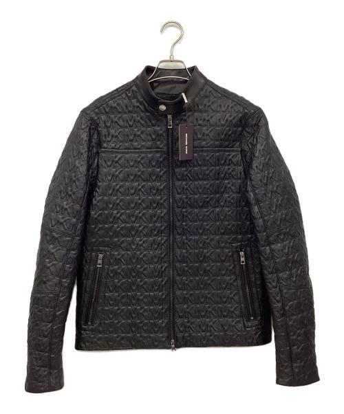 MICHAEL KORS（マイケル・コース）MICHAEL KORS (マイケル・コース) ラムレザージャケット ブラック サイズ:Mの古着・服飾アイテム