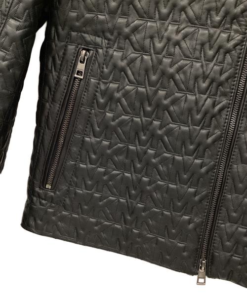 MICHAEL KORS（マイケル・コース）MICHAEL KORS (マイケル・コース) ラムレザージャケット ブラック サイズ:Mの古着・服飾アイテム