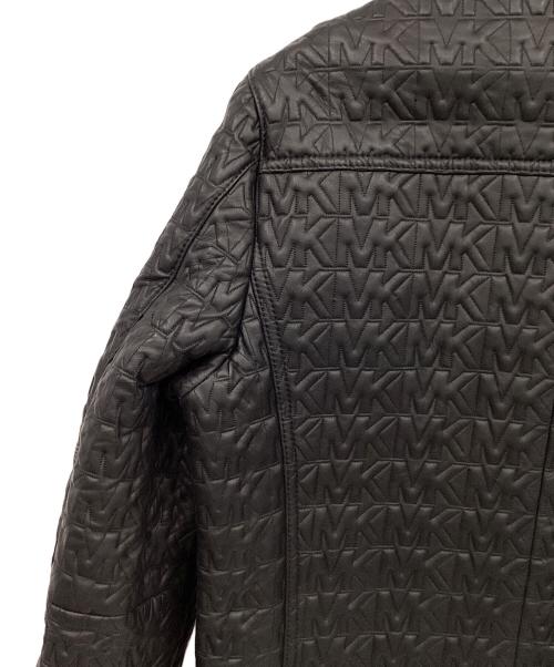 MICHAEL KORS（マイケル・コース）MICHAEL KORS (マイケル・コース) ラムレザージャケット ブラック サイズ:Mの古着・服飾アイテム