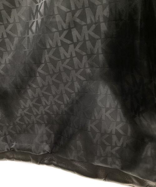 MICHAEL KORS（マイケル・コース）MICHAEL KORS (マイケル・コース) ラムレザージャケット ブラック サイズ:Mの古着・服飾アイテム