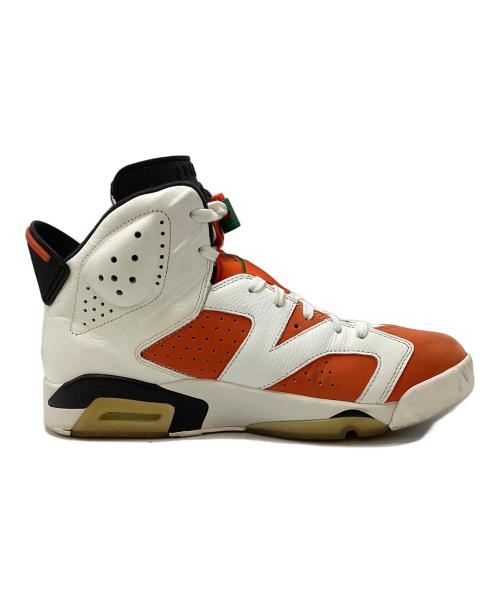 NIKE（ナイキ）NIKE (ナイキ) AIR JORDAN6 Retro オレンジ×ホワイト サイズ:26.5cmの古着・服飾アイテム