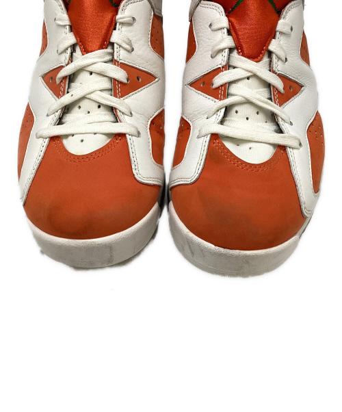 NIKE（ナイキ）NIKE (ナイキ) AIR JORDAN6 Retro オレンジ×ホワイト サイズ:26.5cmの古着・服飾アイテム