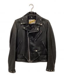 Schott（ショット）の古着「ダブルライダースジャケット」｜ブラック