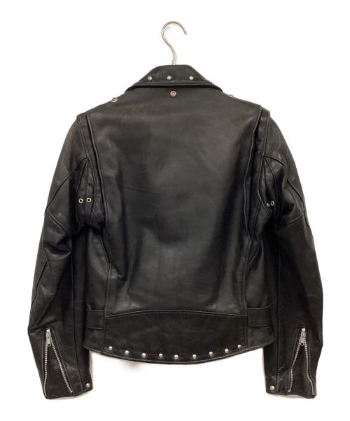 Schott（ショット）Schott (ショット) ダブルライダースジャケット ブラック サイズ:36の古着・服飾アイテム