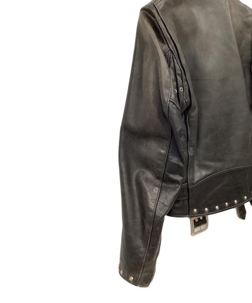 Schott（ショット）Schott (ショット) ダブルライダースジャケット ブラック サイズ:36の古着・服飾アイテム