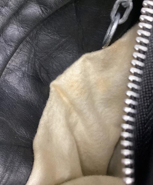 Schott（ショット）Schott (ショット) ダブルライダースジャケット ブラック サイズ:36の古着・服飾アイテム
