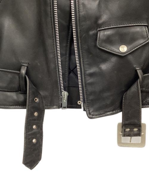 Schott（ショット）Schott (ショット) ダブルライダースジャケット ブラック サイズ:36の古着・服飾アイテム