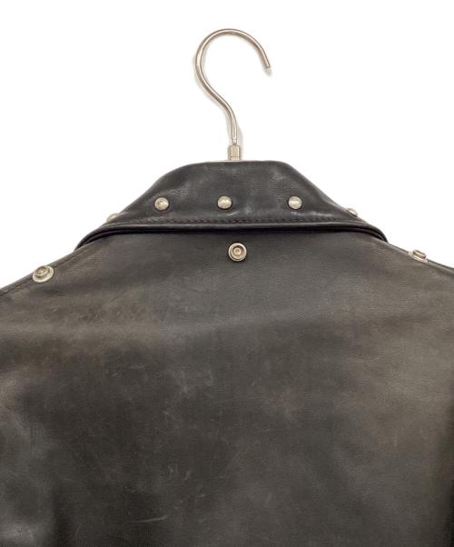 Schott（ショット）Schott (ショット) ダブルライダースジャケット ブラック サイズ:36の古着・服飾アイテム