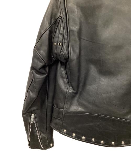 Schott（ショット）Schott (ショット) ダブルライダースジャケット ブラック サイズ:36の古着・服飾アイテム
