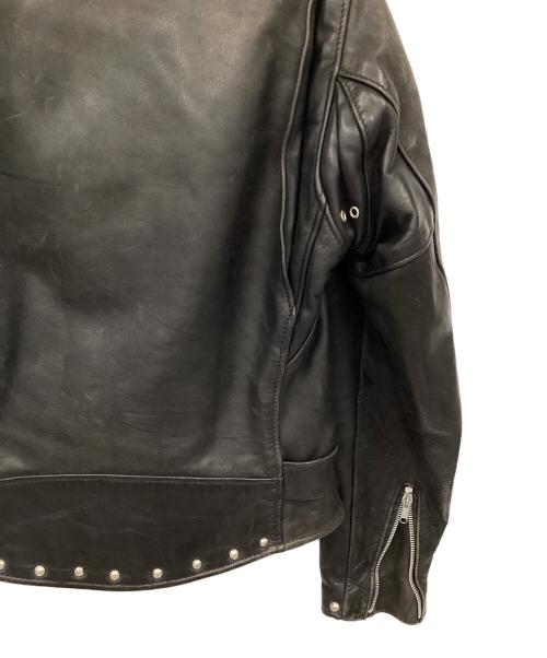 Schott（ショット）Schott (ショット) ダブルライダースジャケット ブラック サイズ:36の古着・服飾アイテム