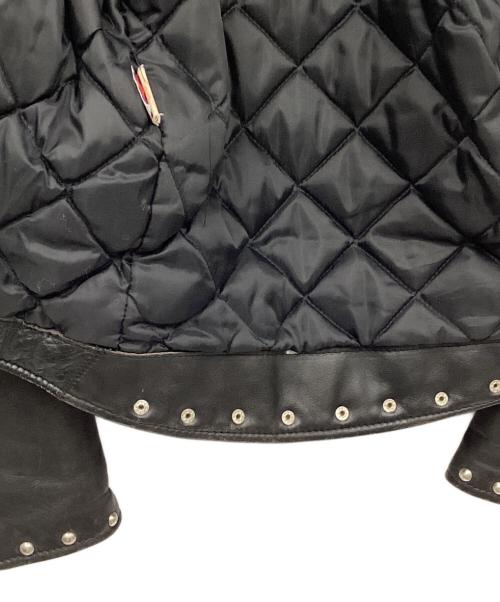 Schott（ショット）Schott (ショット) ダブルライダースジャケット ブラック サイズ:36の古着・服飾アイテム