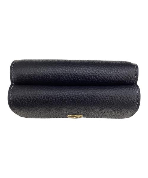 COACH（コーチ）COACH (コーチ) コーチ/CM437/3つ折り財布 ブラック×ゴールドの古着・服飾アイテム