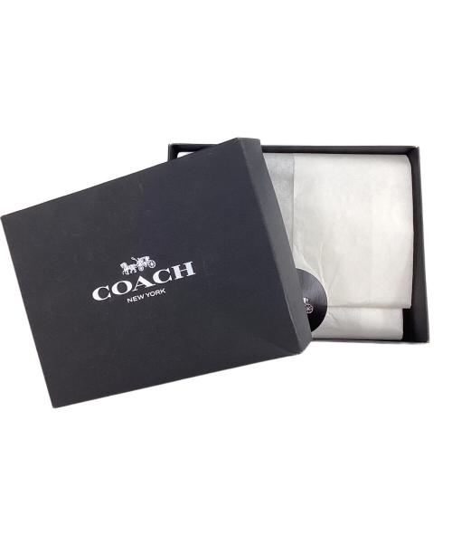 COACH（コーチ）COACH (コーチ) コーチ/CM437/3つ折り財布 ブラック×ゴールドの古着・服飾アイテム