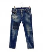 DSQUARED2ディースクエアード）の古着「ダメージ加工デニムパンツ」｜インディゴ