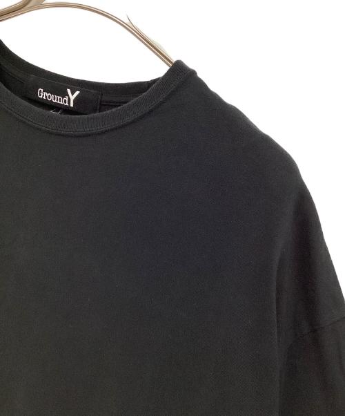 GROUND Y（グラウンドワイ）GROUND Y (グラウンドワイ) 半袖カットソー ブラック サイズ:4の古着・服飾アイテム